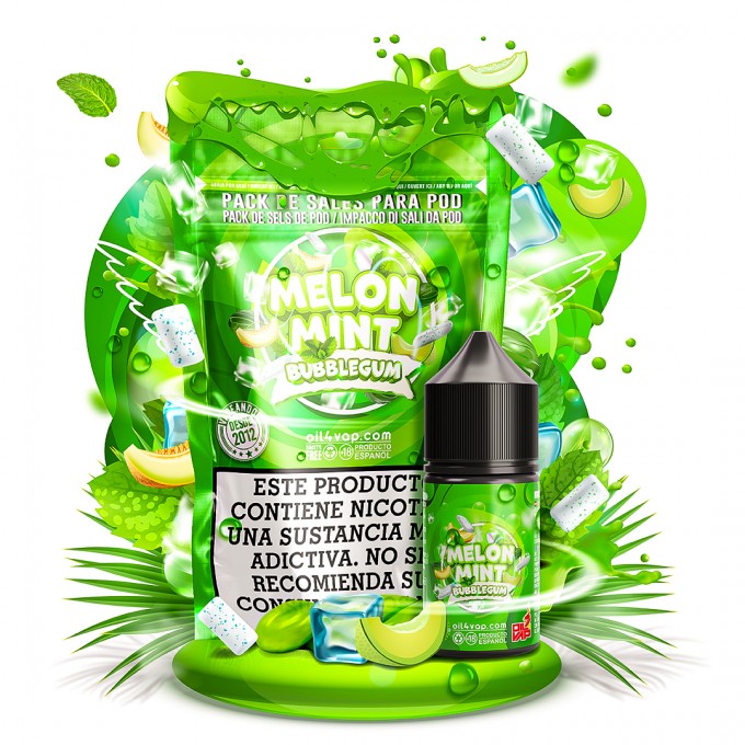 Pack Melon Mint + NikoVaps - Oil4Vap Sales 30ml