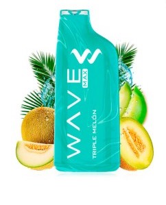 Bud Vape Wave Max – Pod desechable Triple Melon – 8000puffs