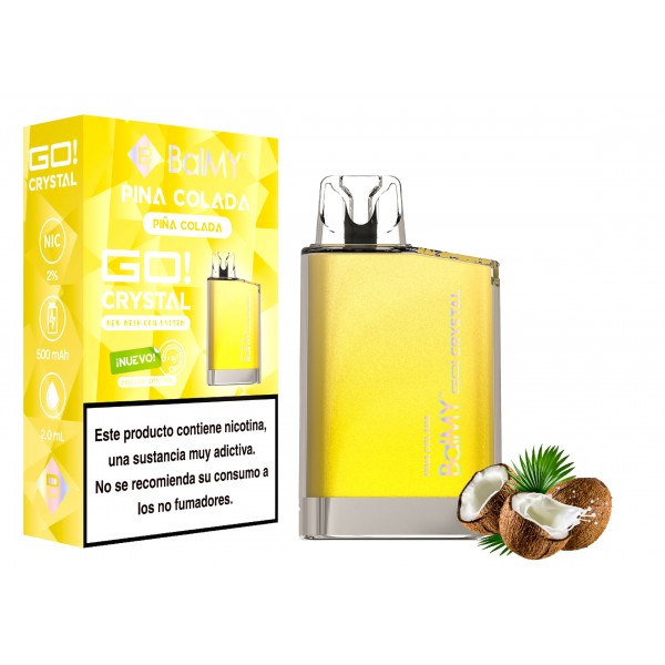 Pods Desechables BALMY Go Crystal - Piña Colada