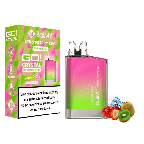 Pods Desechables BALMY Go Crystal - Fresa Kiwi