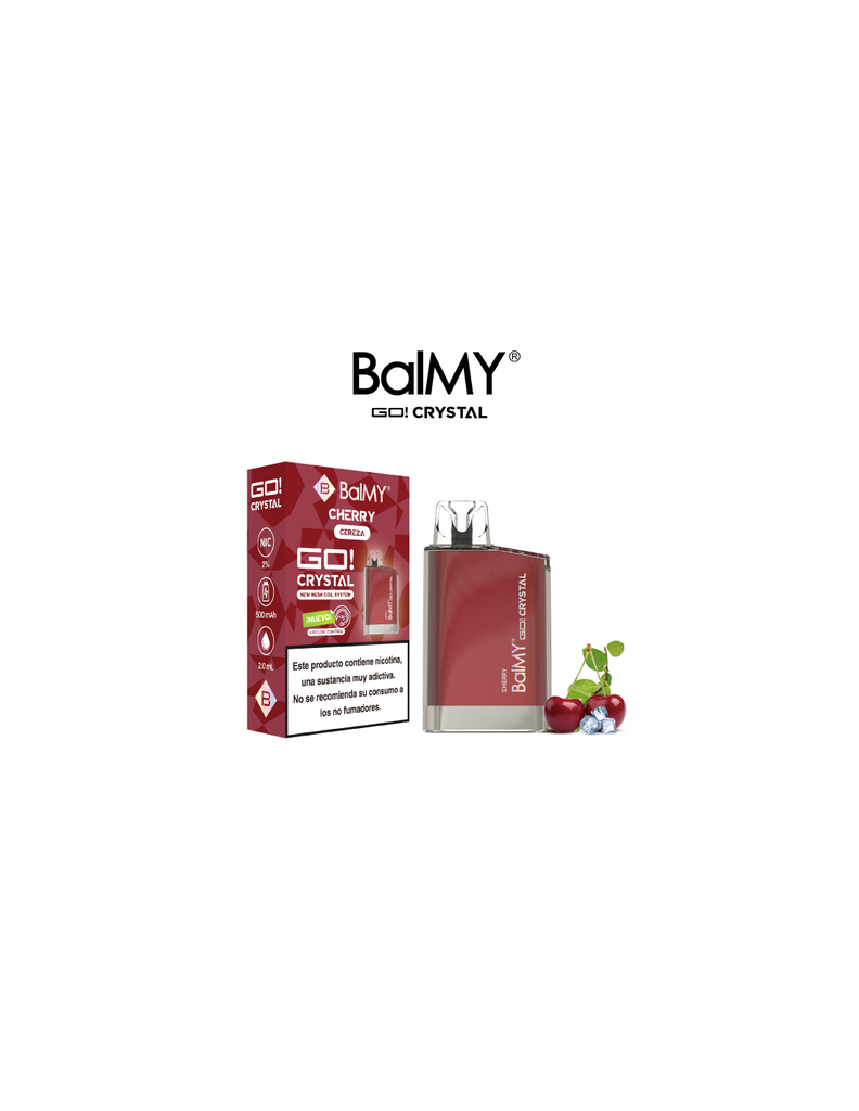 Pods Desechables BALMY Go Crystal - Cherry