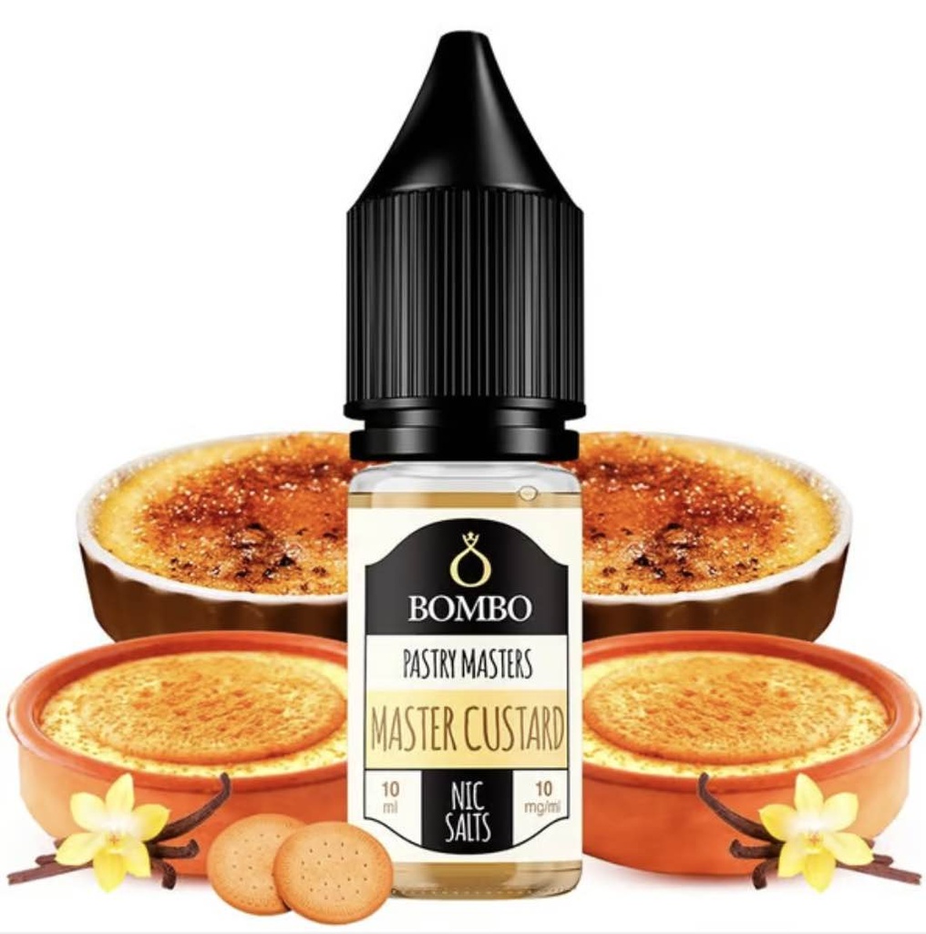 Master Custard 10ml - Pastry Masters Nic Salts by Bombo (20mg)