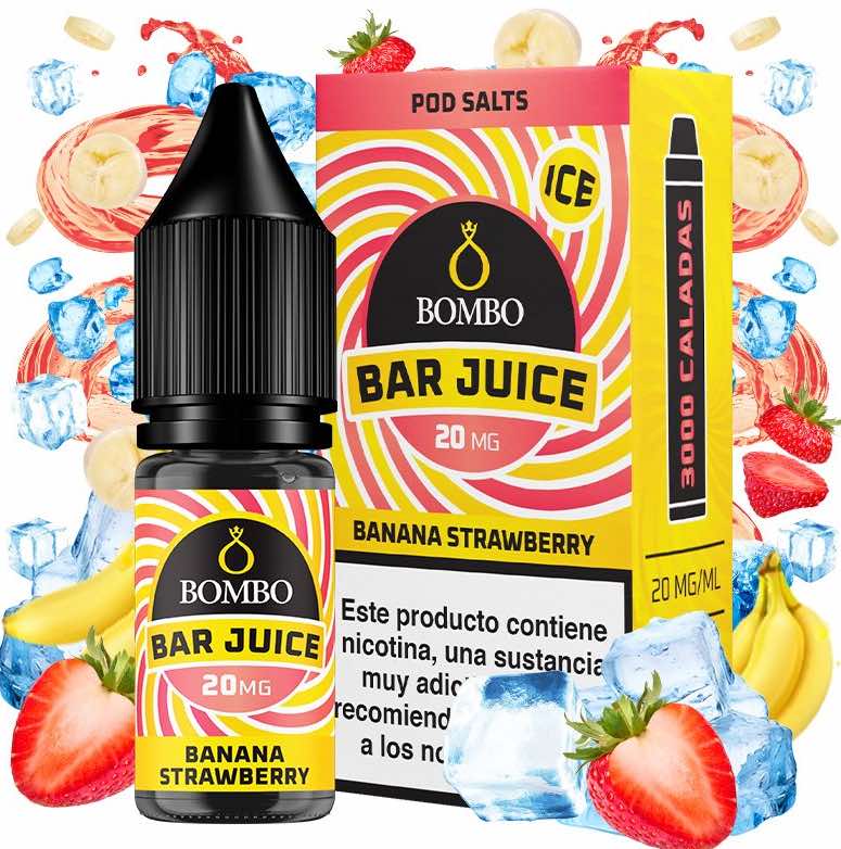 Bombo Bar Juice - Banana Strawberry 10ml (20mg)