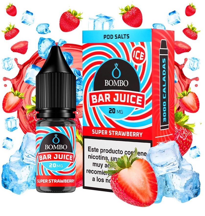 Bombo Bar Juice - Super Strawberry 10ml (20mg)