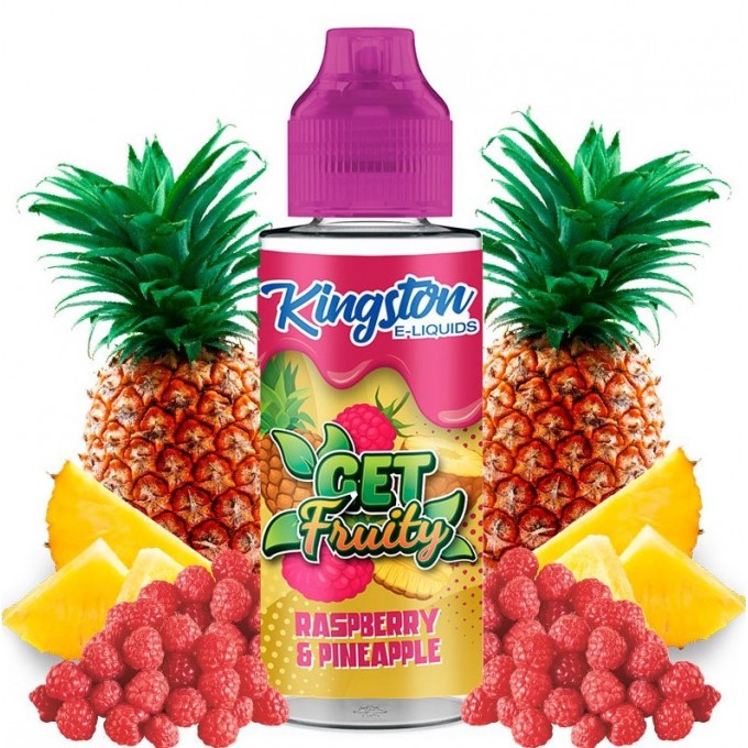 Raspberry &amp; Pineapple 100ml - Kingston E-Liquid