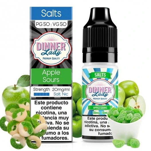 Dinner Lady Salts - Apple Sours 10ml