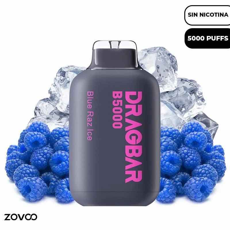 Pods Desechables Dragbar Zovoo B5000 - Blue Razz Ice (5000 caladas)