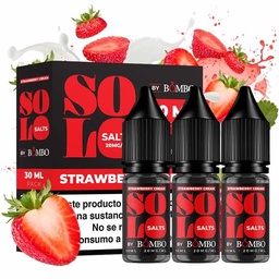 Strawberry 3x10ml - Solo Salts by Bombo (20mg)