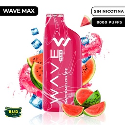 Bud Vape Wave Max – Pod desechable Watermelon Ice – 8000puffs