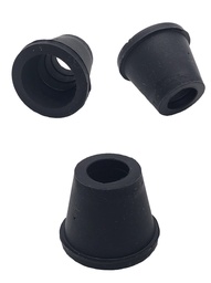 Conector Cazoleta Silicona Negro